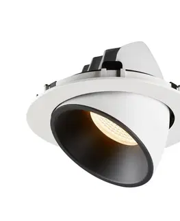 LED podhledová svítidla SLV BIG WHITE NUMINOS GIMBLE XL zápustné stropní svítidlo bílé/černé 2700 K 40° 1006041