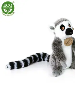 Hračky RAPPA - Plyšový lemur 22 cm ECO-FRIENDLY