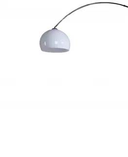 Svítidla LuxD 16775 Designová stojanová lampa Arch bílá