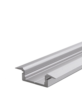 Profily Light Impressions Reprofil T-profil plochý ET-01-12 stříbrná mat elox 2000 mm 975041