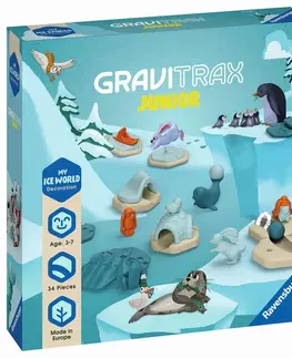 Hračky stavebnice RAVENSBURGER - GraviTrax Junior Ledový svět