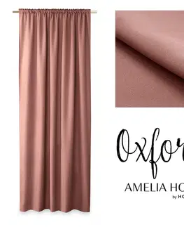 Záclony Závěs AmeliaHome Oxford IIII růžový, velikost 140x250