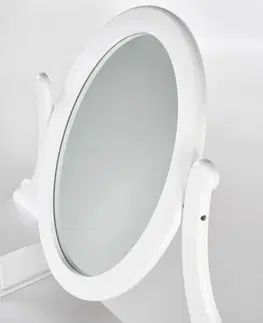 Toaletní stolky HALMAR Toaletní stolek s taburetem SARA 80 cm bílá