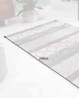 Koberce LuxD Designový koberec Rebecca 240 x 160 cm šedý