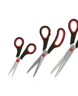 Kuchyňské nože BANQUET Sada nůžek pro domácnost CULINARIA, 3 ks, černá/červená