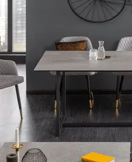 Jídelní stoly LuxD Keramický jídelní stůl Kody 200 cm betonový vzor