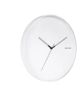 Hodiny Karlsson 5807WH Designové nástěnné hodiny pr. 40 cm