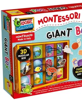 Hračky společenské hry LISCIANIGIOCH - Montessori Baby Velký Box