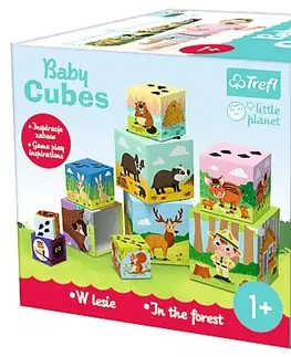 Hračky TREFL - Baby kostky pyramida V lese
