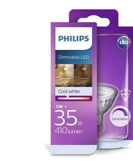 LED osvětlení Philips LED Stmívatelná žárovka Philips GU5,3/5W/12V 4000K 