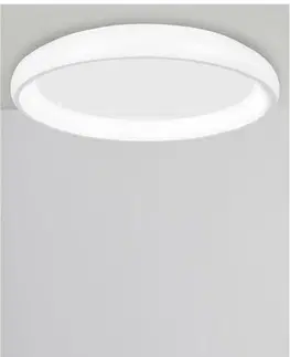 LED stropní svítidla Nova Luce Stmívatelné nízké LED svítidlo Albi v různých variantách - pr. 810 x 85 mm, 80 W, bílá, stmívatelné NV 8105607 D