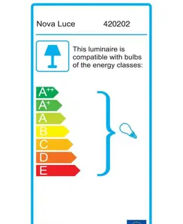 Moderní závěsná svítidla Nova Luce Stylové závěsné svítidlo Osteria ve třech barevných provedeních - 1 x 60 W, pr. 460 mm, bílá NV 420202