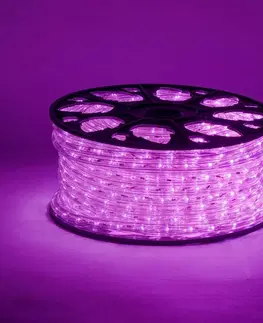 Světelné kabely DecoLED LED hadice 1m, růžová, 30 diod