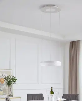 Inteligentní lustry Lucande Lucande Smart LED závěsné světlo Squillo white Tuya RGBW CCT