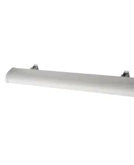 LED venkovní nástěnná svítidla BIG WHITE (SLV) VANO WING SP DALI nástěnné přisazené svítidlo šedé 49 W 3140 lm 3000 K CRI80 120d DALI 1006270