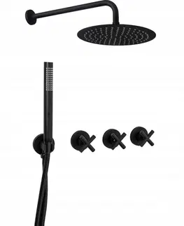 Sprchy a sprchové panely Sprchový set REA EXIT - černá
