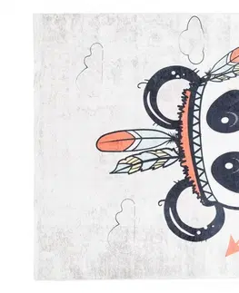 Dětské koberce Dětský koberec s motivem rozkošné indické pandy Šířka: 140 cm | Délka: 200 cm