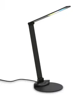 Stolní lampy do kanceláře BRILONER CCT-LED stolní lampa na psací stůl, 83 cm, 12 W, 680 lm, černá BRILO 7414-015