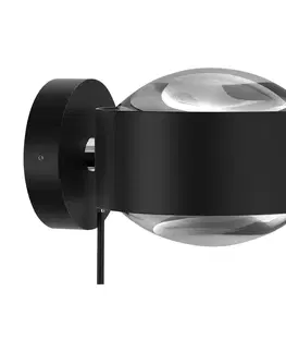 Bodová světla Top Light Puk Maxx Wall+ LED čočky čiré, černé matné/chromové