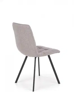 Židle HALMAR Designová židle Chlorett béžová