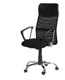 Kancelářské židle Kancelářské křeslo PREZIDENT černá K1