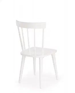 Židle HALMAR Jídelní židle Brandy bílá