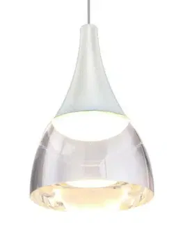 LED lustry a závěsná svítidla LED Závěsné svítidlo AZzardo Dalmatia 1 white AZ2909 5W 300lm 3000K IP20 12cm bílé