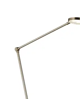 Stojací lampy Knapstein LED stojací lampa Thea-S ovládání gesty, bronze