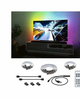 LED pásky na USB PAULMANN EntertainLED USB LED Strip osvětlení TV 55 Zoll 2m 3,5W 60LEDs/m RGB+