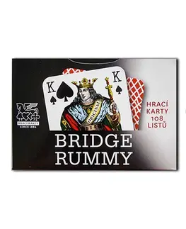 Hračky společenské hry HRACÍ KARTY - Bridge Rummy