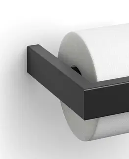 Koupelnový nábytek držák toaletního papíru nerezový černý linea Zack