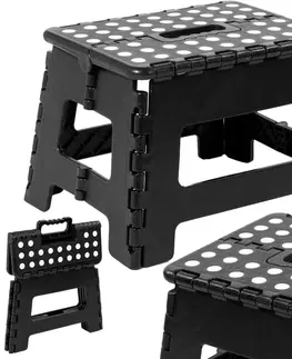 Stoličky TZB Protiskluzová skládací stolička Amigo M černá