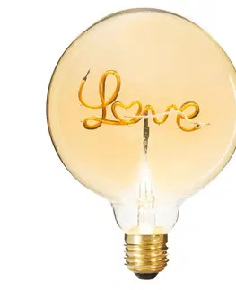Žárovky DekorStyle LED žárovka LOVE 2W E27 teplá bílá