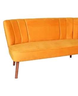 Pohovky a gauče Pohovka dvoumístná MOON RIVER oranžová