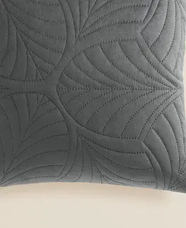 Dekorační povlaky na polštáře Dekorativní povlak na polštář v tmavě šedé barvě