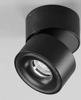 Bodová světla Egger Licht Clippo - černý hliníkový LED spot, stmívatelný