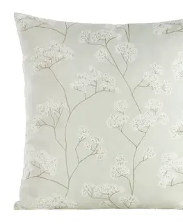 Dekorační povlaky na polštáře Povlak na polštář s jemným vzorem bílých květů