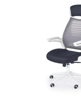 Kancelářské židle Kancelářské křeslo HENDY, černá/šedá/bílá
