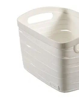 Úložné boxy CURVER - Košík úložný bílý