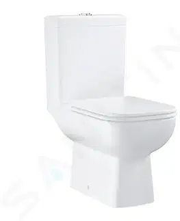 Záchody GROHE Start Edge WC kombi set s nádržkou a sedátkem softclose, rimless, alpská bílá 39951000