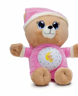 Hračky Teddies Plyšový medvídek Usínáček 32 cm, růžová