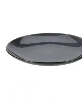 Talíře Kameninový mělký talíř Glaze, pr. 27,8 cm, šedá