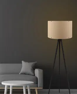 Lampy a lampičky Stojací lampa 122 béžová černá