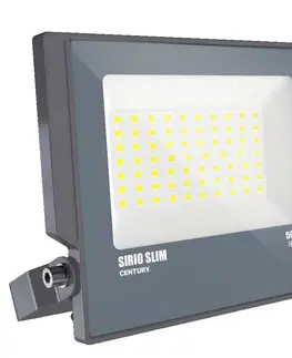 LED reflektory CENTURY LED reflektor SIRIO SLIM 50W 6000K 110d 178x200x28mm IP66 IK08