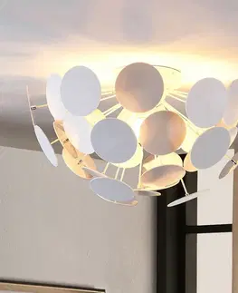 Stropní svítidla Lindby Designové stropní světlo Kinan v bílé barvě