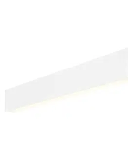 LED nástěnná svítidla SLV BIG WHITE L-LINE 60 LED nástěnné a stropní svítidlo, IP44, 3000K, 1500lm, bílé 1001299