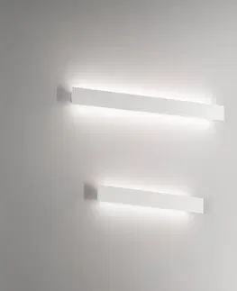 Nástěnná svítidla Fabas Luce LED nástěnné světlo Lotus, bílá, délka 93 cm