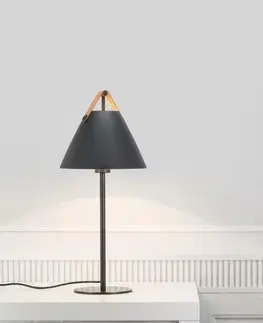 Lampy na noční stolek NORDLUX stolní lampa Strap 1x40W E27 černá 46205003