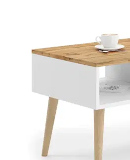 Konferenční stolky ArtAdrk Konferenční stolek SANA | dub craft
