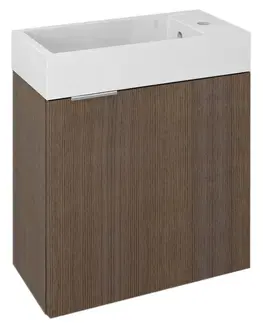 Koupelnový nábytek SAPHO LATUS IV umyvadlová skříňka 49,5x50x25cm, Borovice rustik LT410-1616